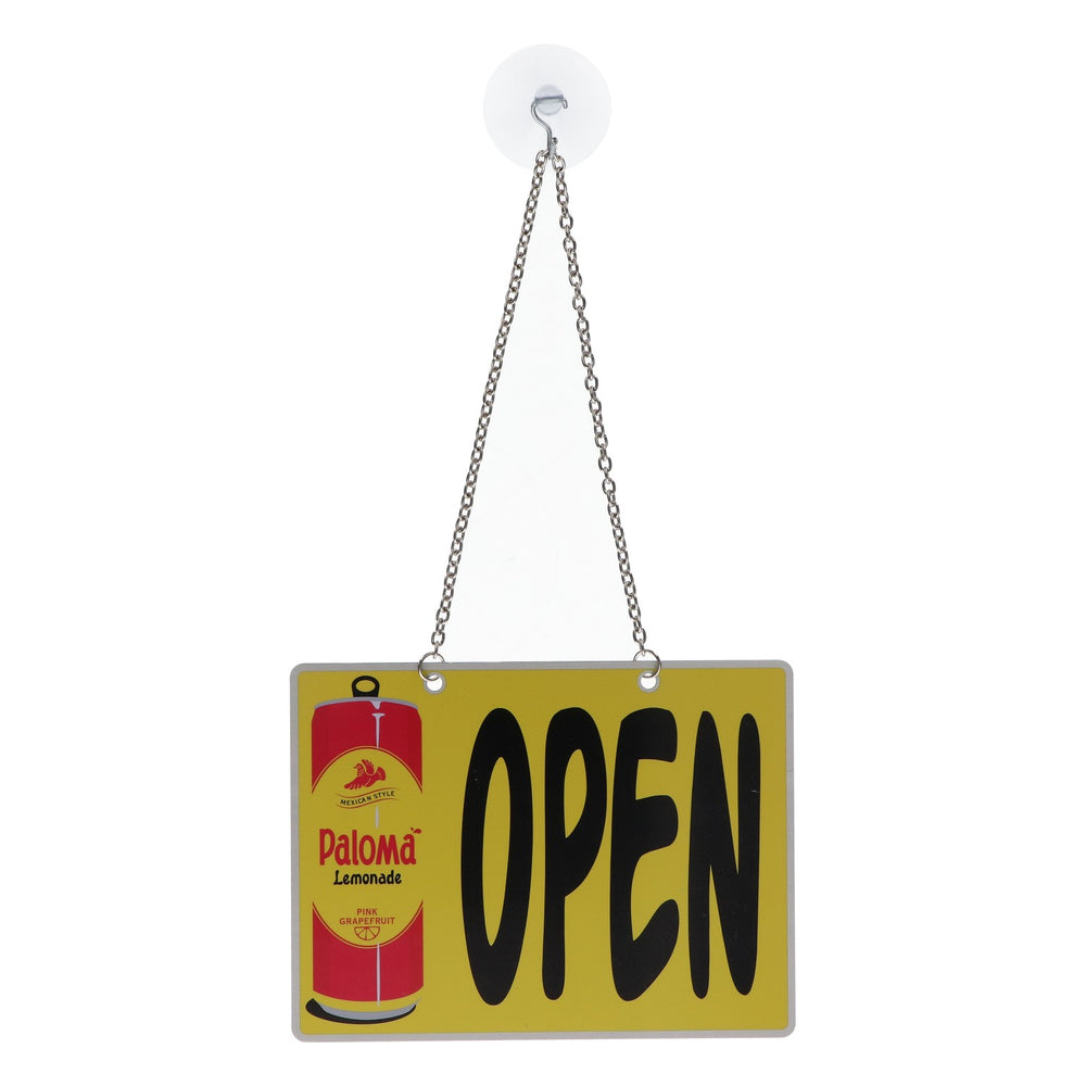 Paloma Lemonade Domek dla ptaków z blaszanym szyldem reklamowym „Open”