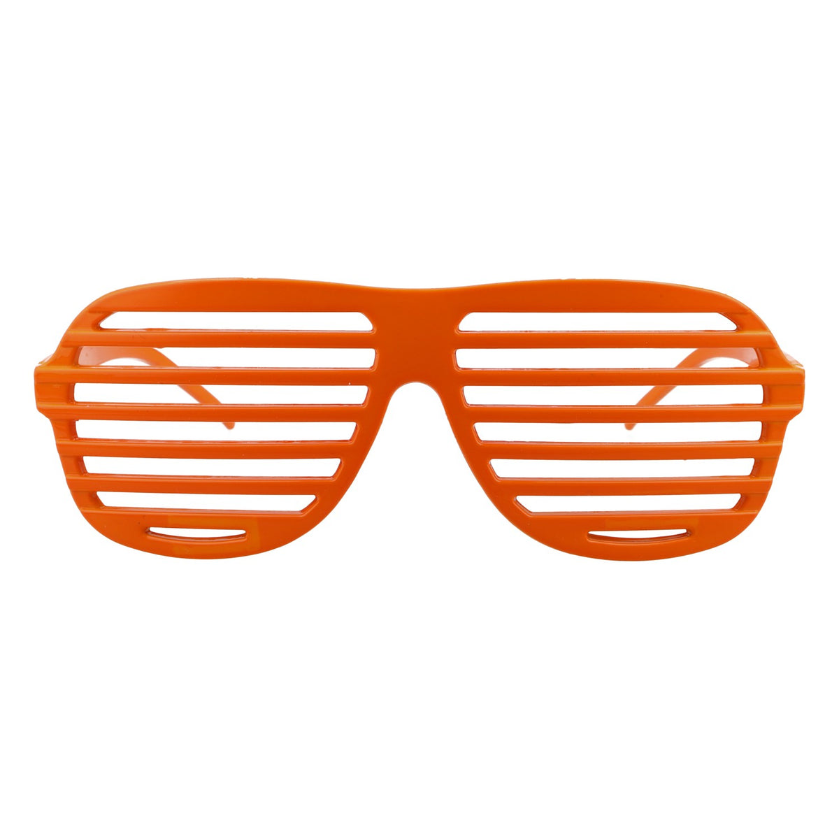 Okulary imprezowe Atzen, pomarańczowe okulary typu shutter shades, kultowy styl, imprezy