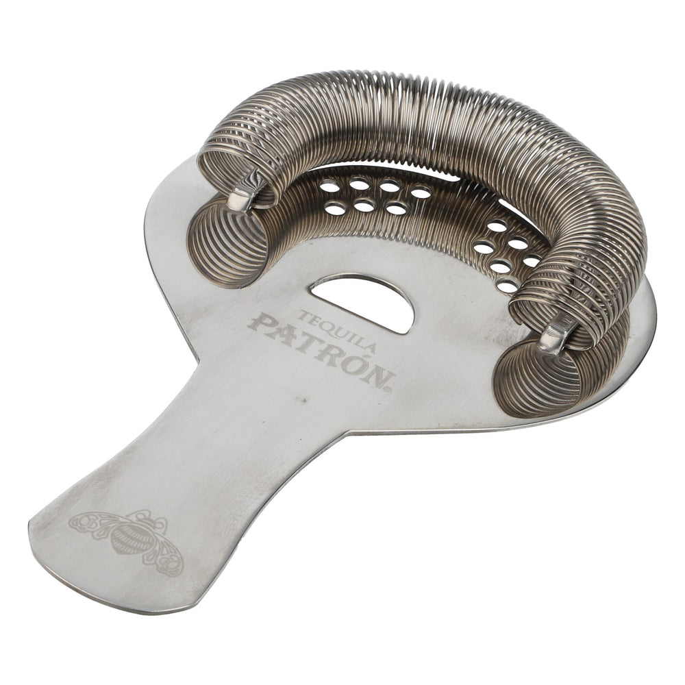Patron Tequila Bar Strainer Akcesoria barowe Spieniacz Srebrny Stal nierdzewna