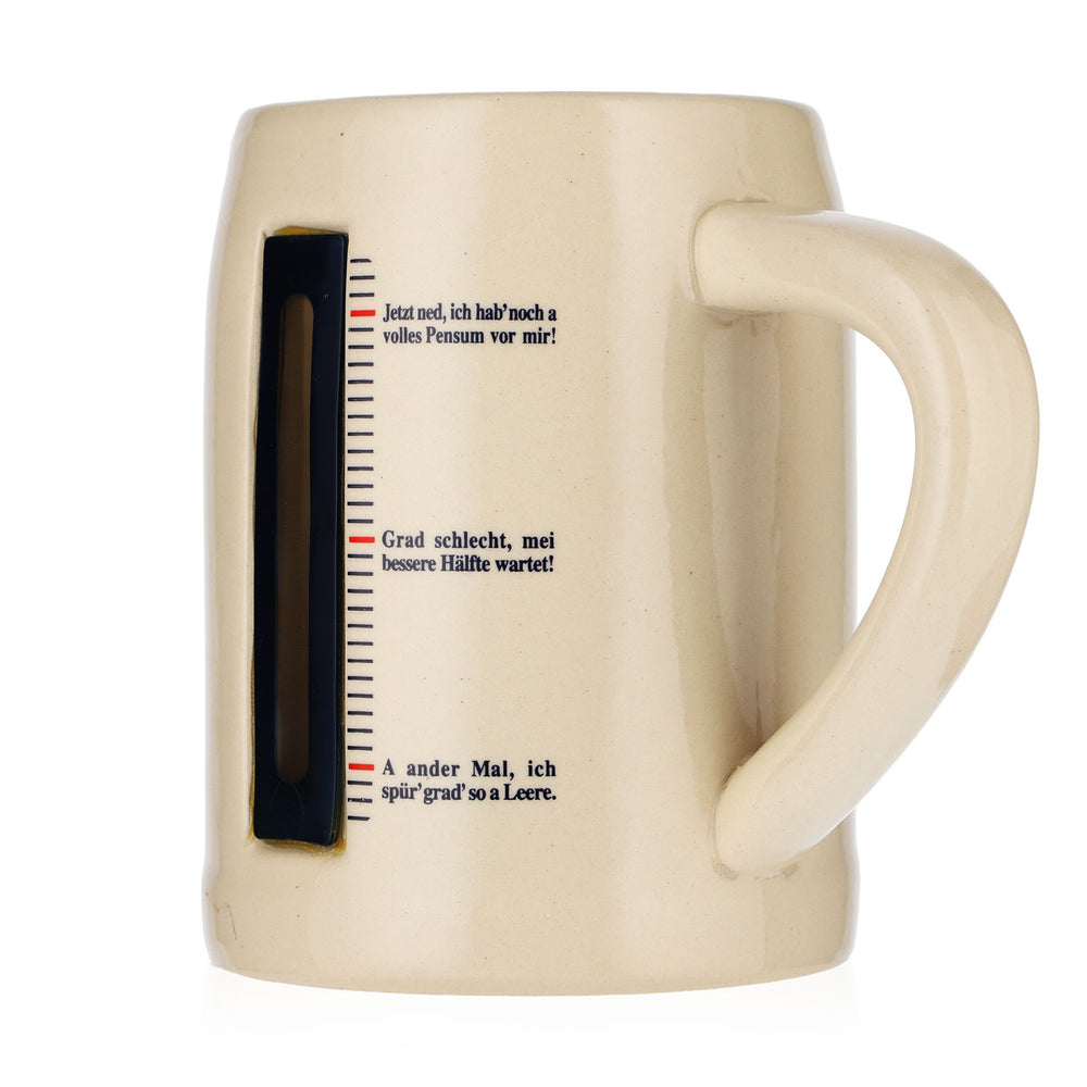 Kufel do piwa Paulaner, kufel kolekcjonerski Seidel 0,64 l, kufel ceramiczny, skala pojemności