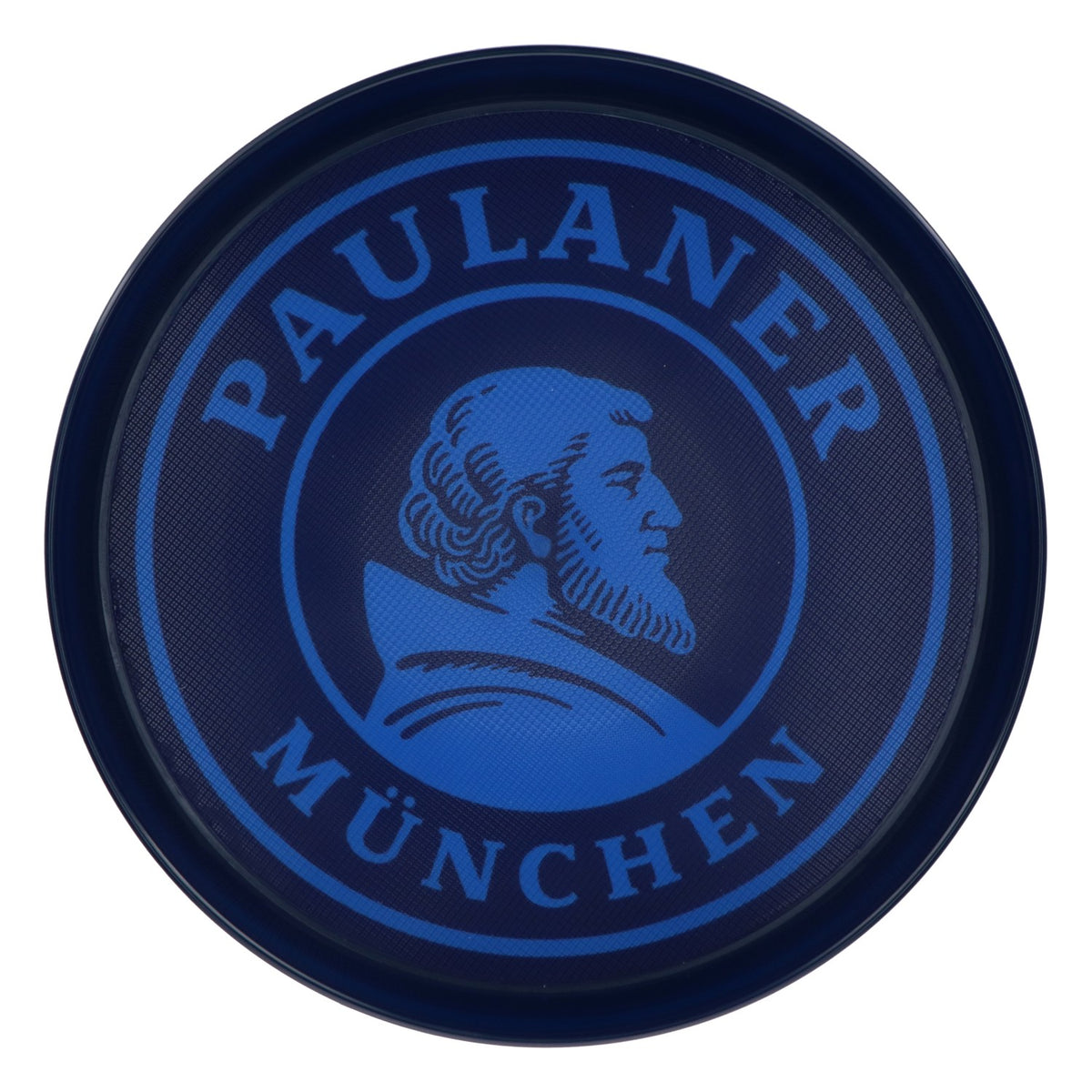 Paulaner Bier Tablett Taca do serwowania Taca kelnerka Niebieska Gumowana
