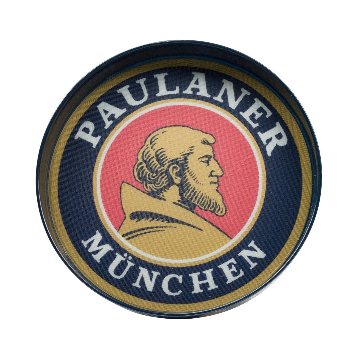 Paulaner Bier Taca Taca do serwowania Taca kelnerka niebieska Logo