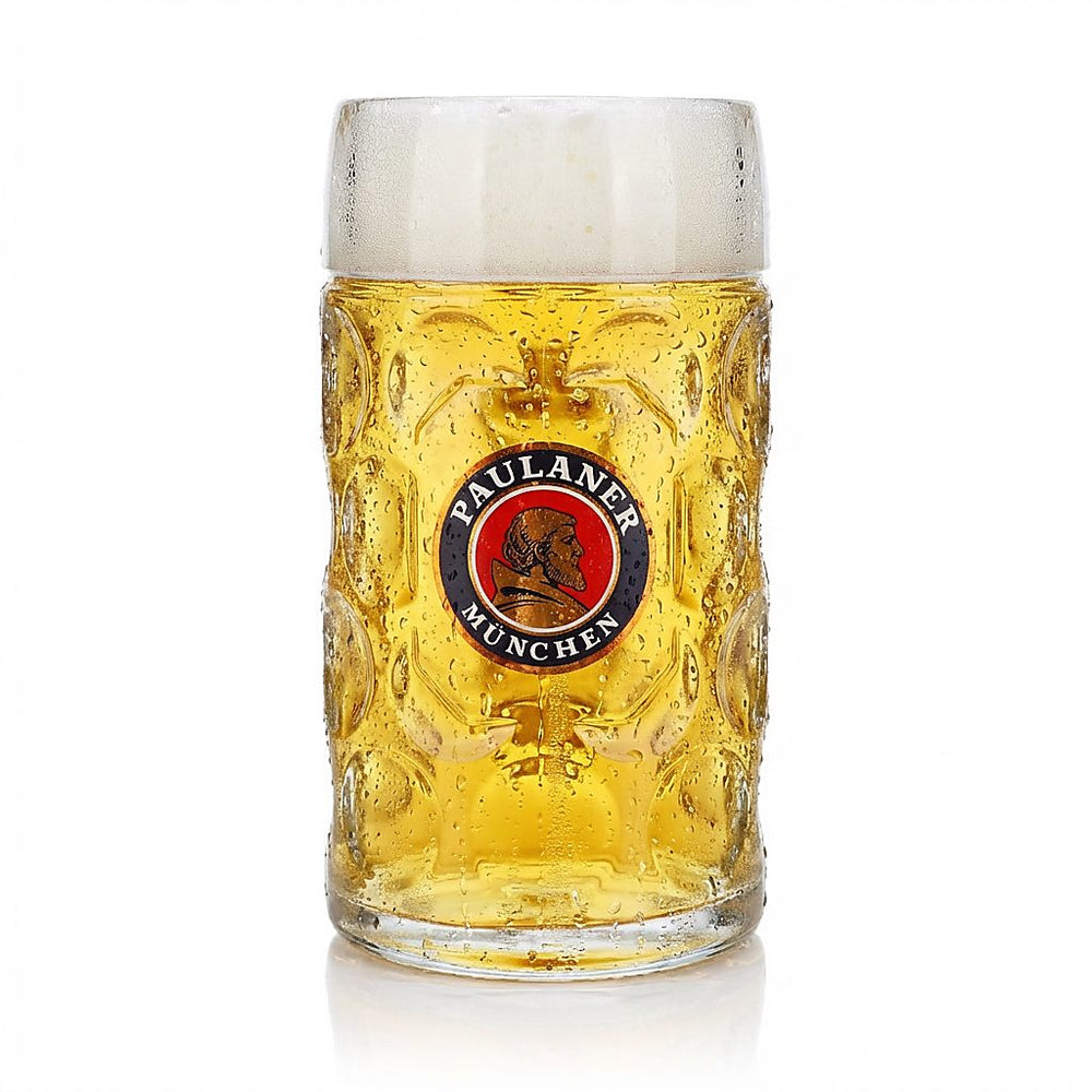 Kufel do piwa Paulaner – 1,0 l Punktseidel Humpen z podziałką dla gastronomii
