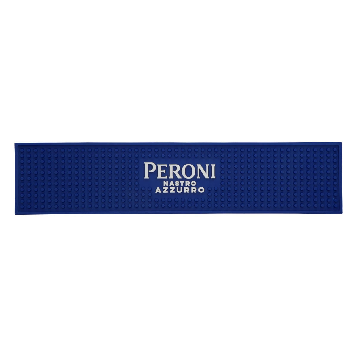 Mata barowa Peroni Nastro Azzurro – niebieska, nowa, oryginalna mata barowa z gumy – akcesoria do piwa
