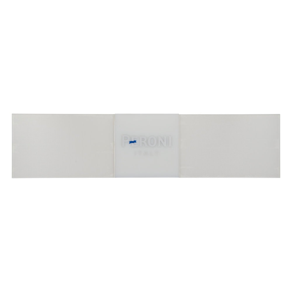 Ekspozytor na piwo Peroni 50 x 12 x 2 cm, Bar Runner, nowy, z tworzywa sztucznego, biały, podkładki pod piwo