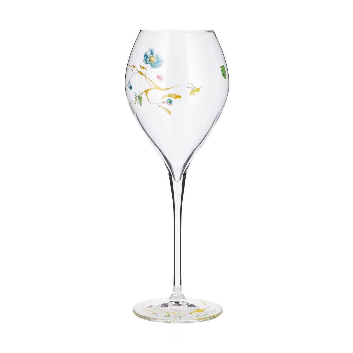 Kieliszek do szampana Perrier Jouet, 0,29 l, kieliszek typu flute z wzorem kwiatowym i pszczółką – Widok 3