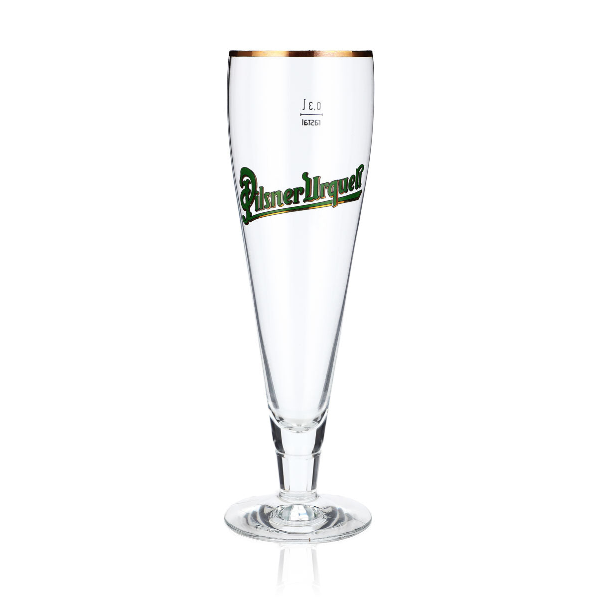 Kieliszek do piwa Pilsner Urquell 0,3 l Kieliszki do piwa z złotym brzegiem Rastal