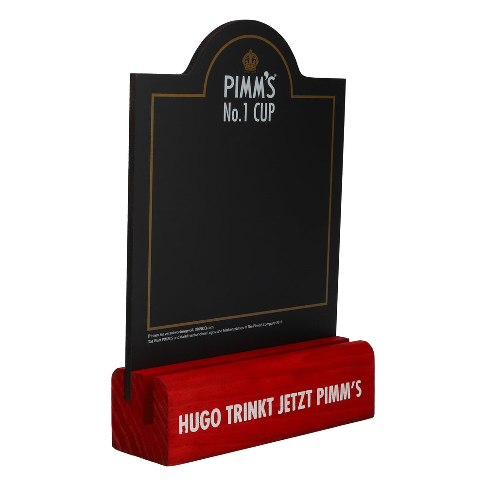 Pimms Likör Stojak stołowy Uchwyt na menu Tablica kredowa Teraz Pimm´s