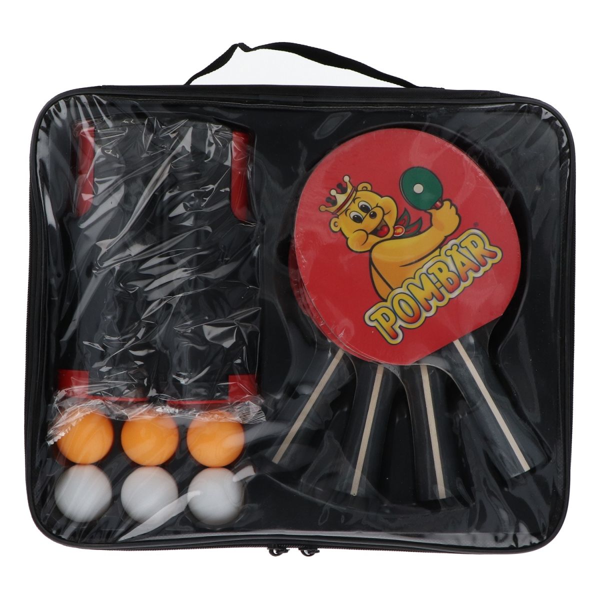 Zestaw do ping-ponga Pombär Rakietki Piłeczki Siatka Ping pong Zabawki Merch