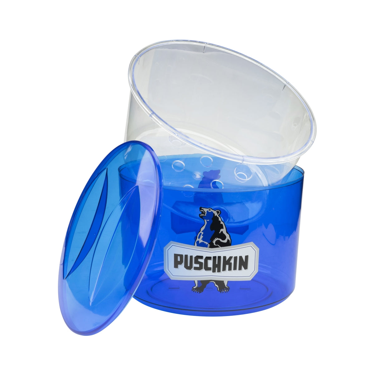 Pushkin Vodka Ice Cube Box Cooler Container Lid Cooler Ice Thermo Gastro – Widok 2