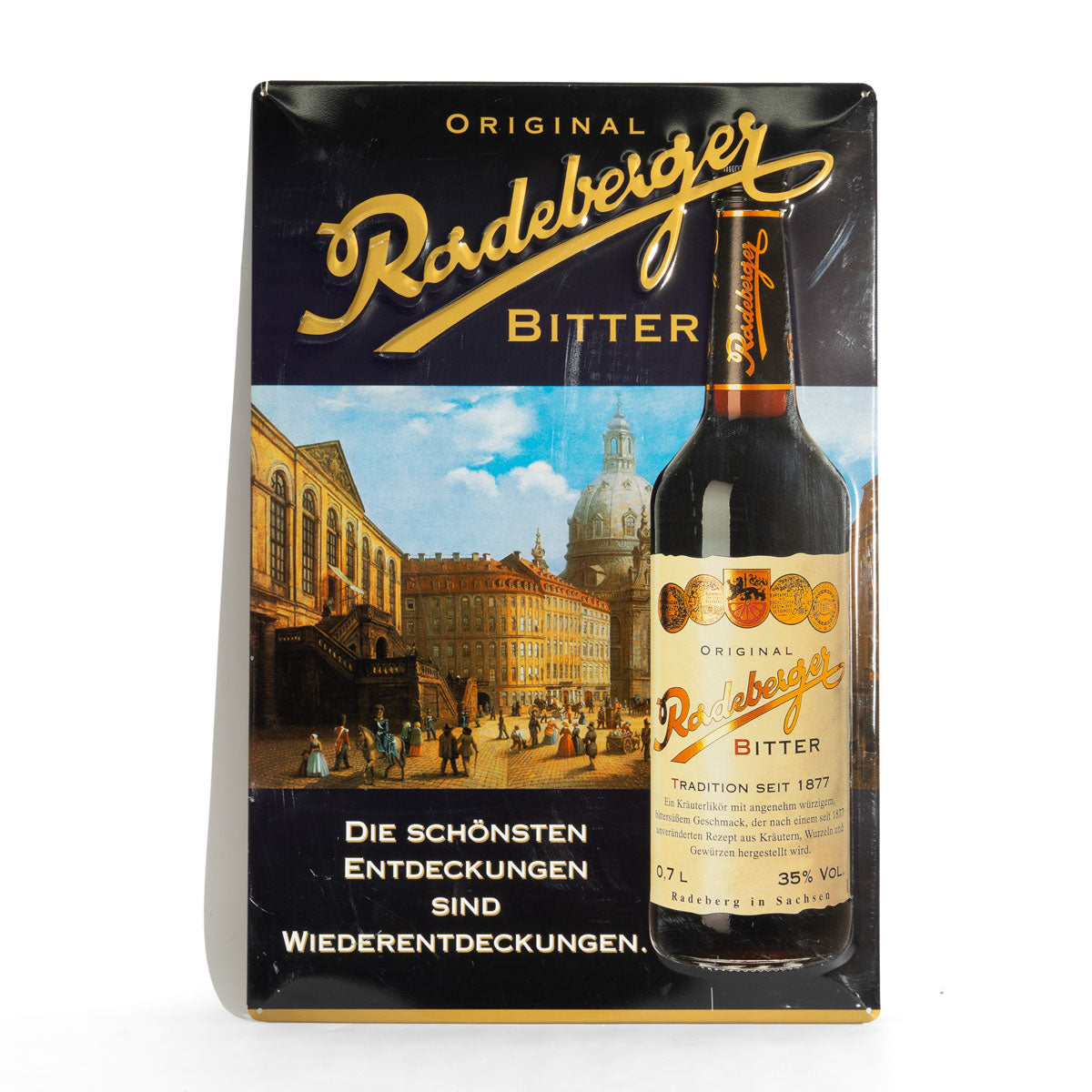 Radeberger blaszana tabliczka ścienna 60 x 40 cm tabliczka reklamowa dekoracja barowa Merch B-WARE