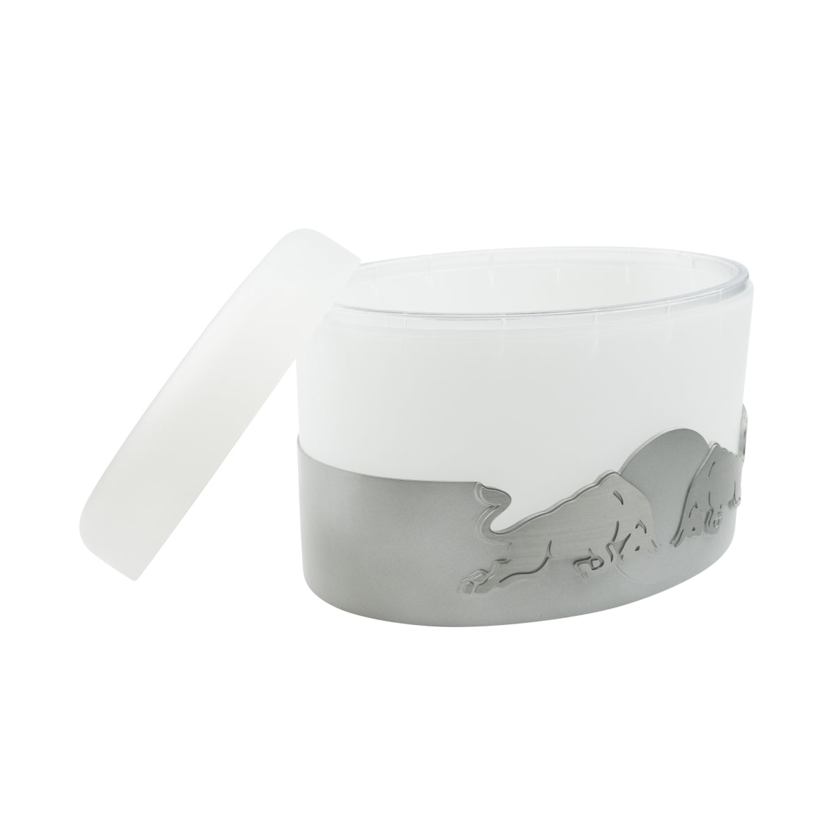 Red Bull Cooler Ice Cube Box Silver-Bulls Cooler Ice Bucket Butelki z napojami – Widok 3