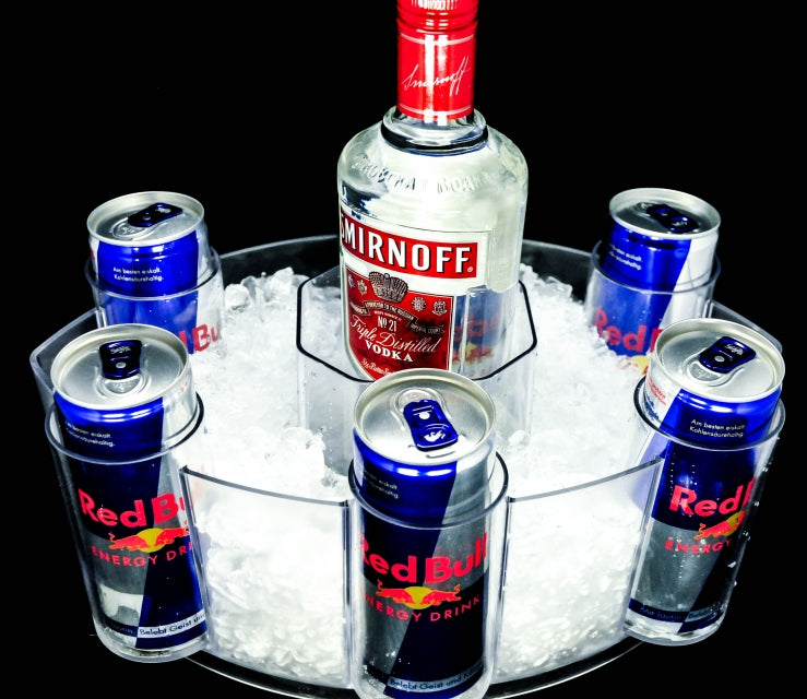 Red Bull Cooler Energy The Boat Big 6 Cans Boat Ice Cubes Cooler Ice Gastro Bar – Widok 2