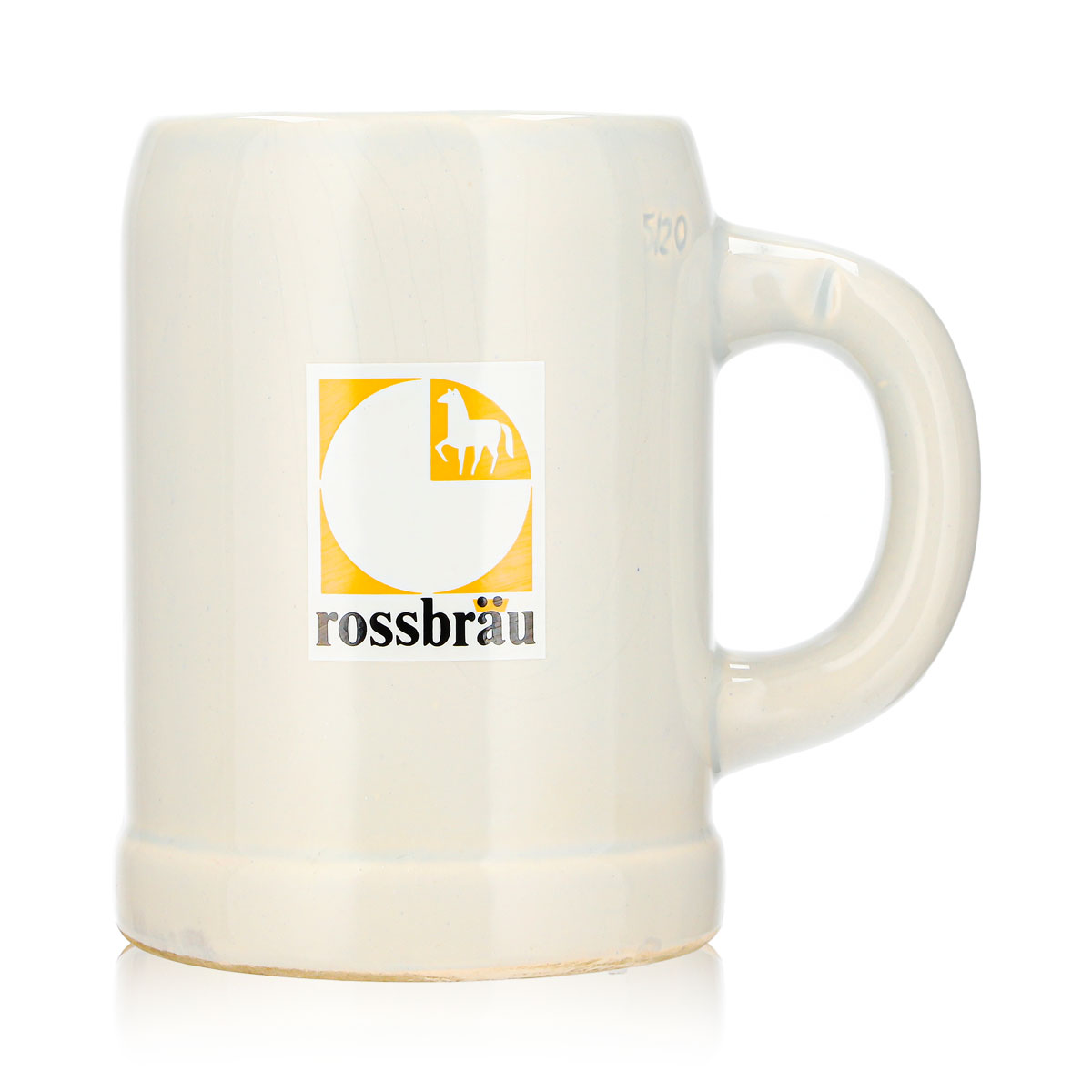 Szklanka do piwa Rossbräu 0,37 l, gliniany kufel – Widok 2