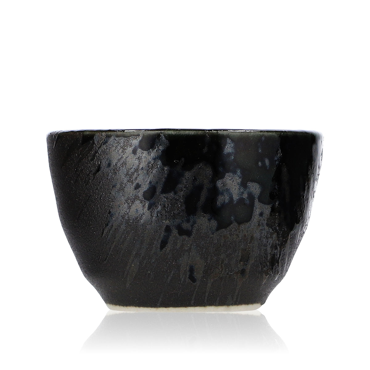 Kieliszek do sake 0,03 l Kieliszek Stamper Krótka czasza Czarny Ceramika