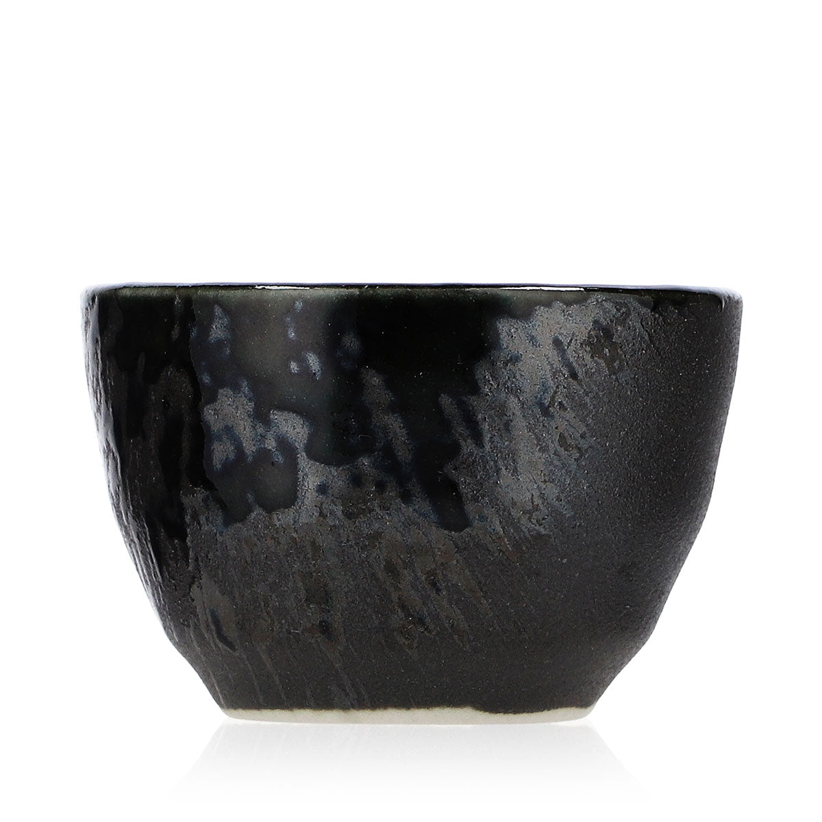 Kieliszek do sake 0,03 l Kieliszek Stamper Krótka czasza Czarny Ceramika – Widok 3