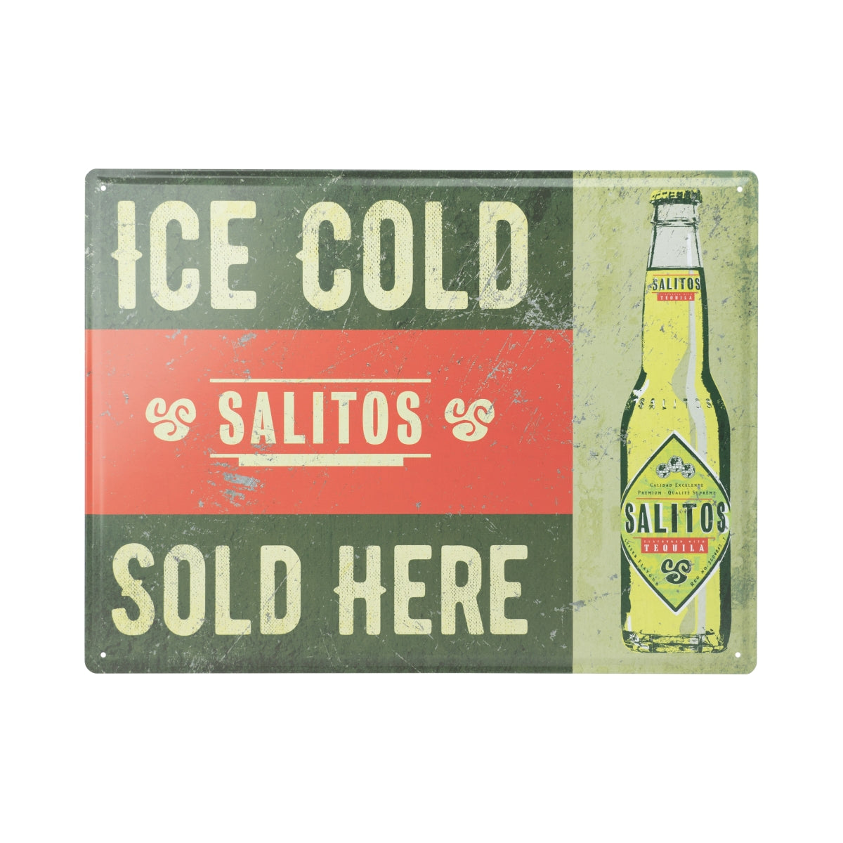 Puszka piwa Salitos 40x30cm "Ice Cold Sold Here" tablica reklamowa ściana reklamowa – Widok 3