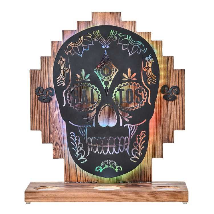 Salitos Bottle Glorifier LED Skull Bottle Display Bar Party Club Bartool Deco – Widok 3