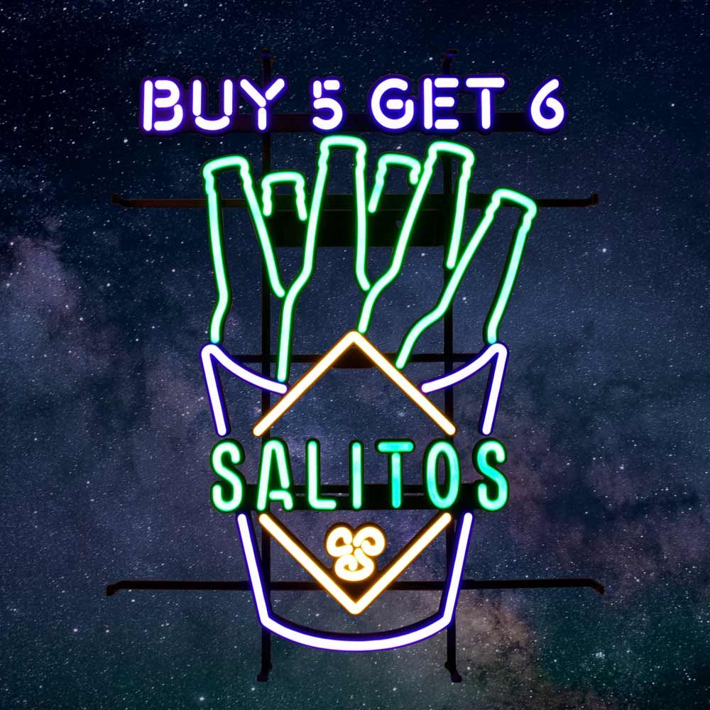 Neon Salitos Neon LED Kup 5 otrzymaj 6 ściemnialny wyświetlacz wewnętrzny dekoracja