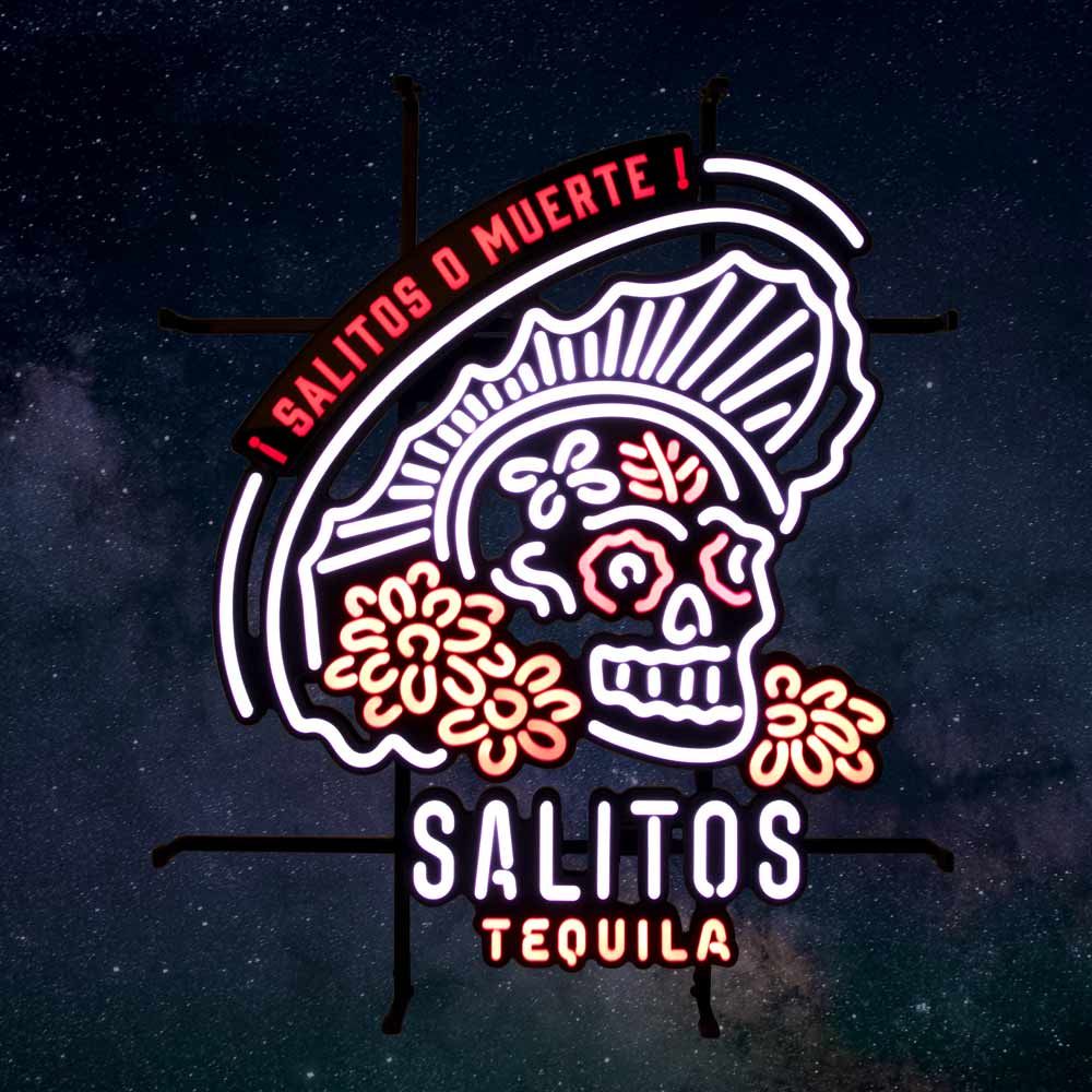 Salitos neon LED Neon Sign Muerte Indoor Dimmable Dislpay Deco