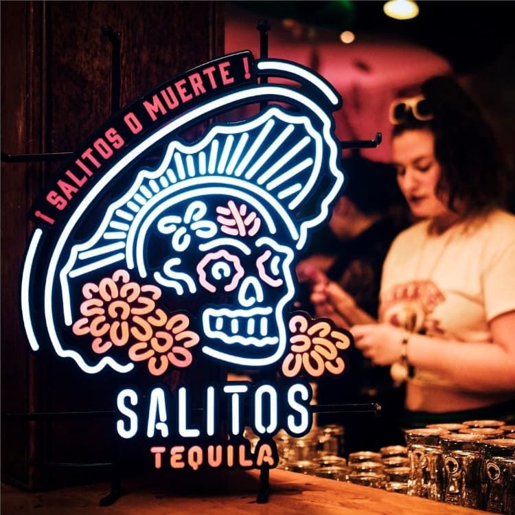 Salitos neon LED Neon Sign Muerte Indoor Dimmable Dislpay Deco – Widok 3