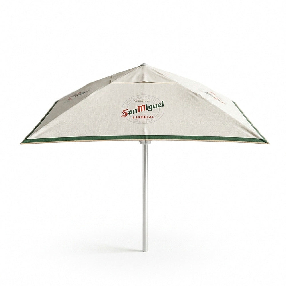 Parasol do piwa San Miguel 4x4 m – dla browarów, lokali gastronomicznych i ogródków piwnych