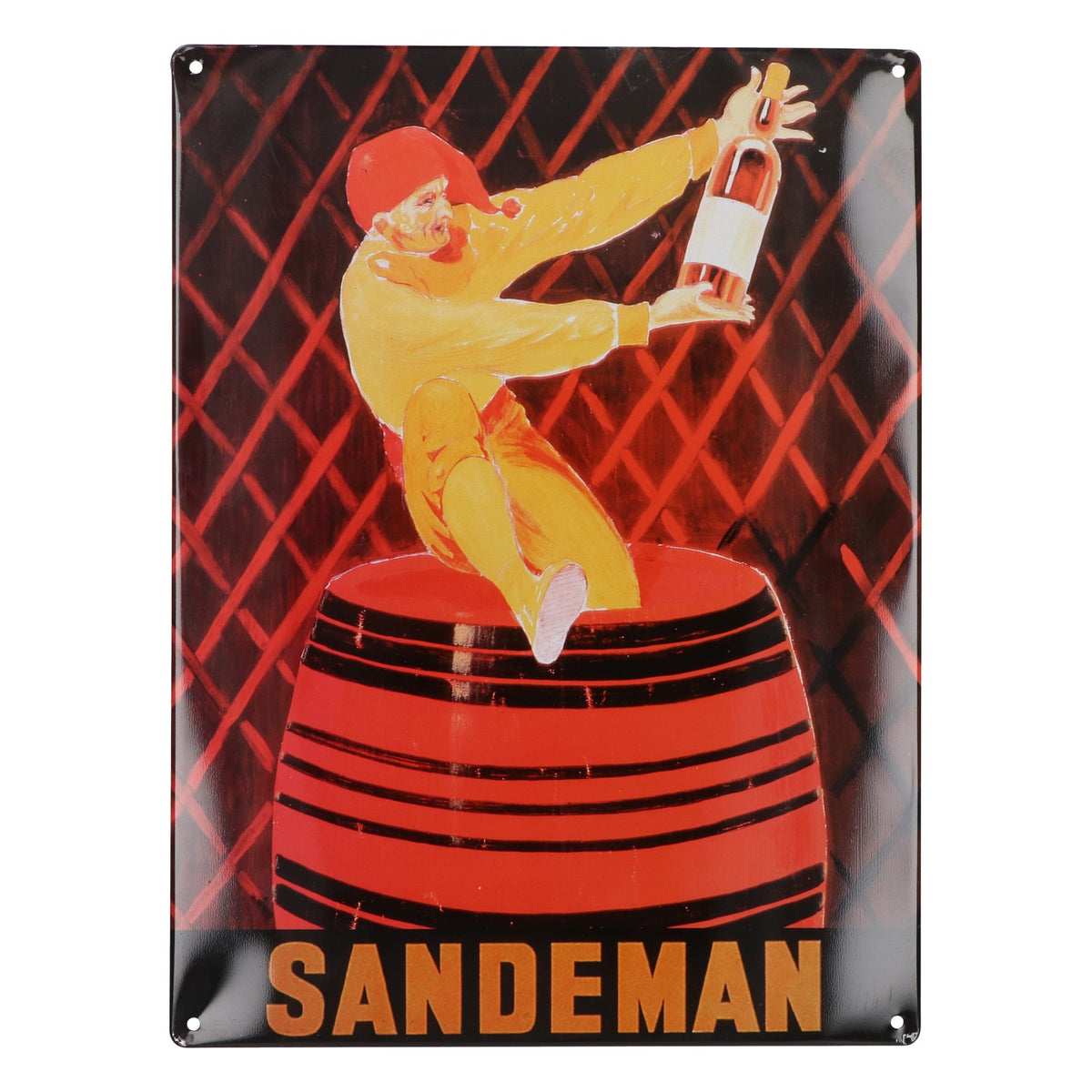 Sandeman blaszany znak 40x30 cm dekoracja ścienna znak ścienny znak reklamowy B-goods