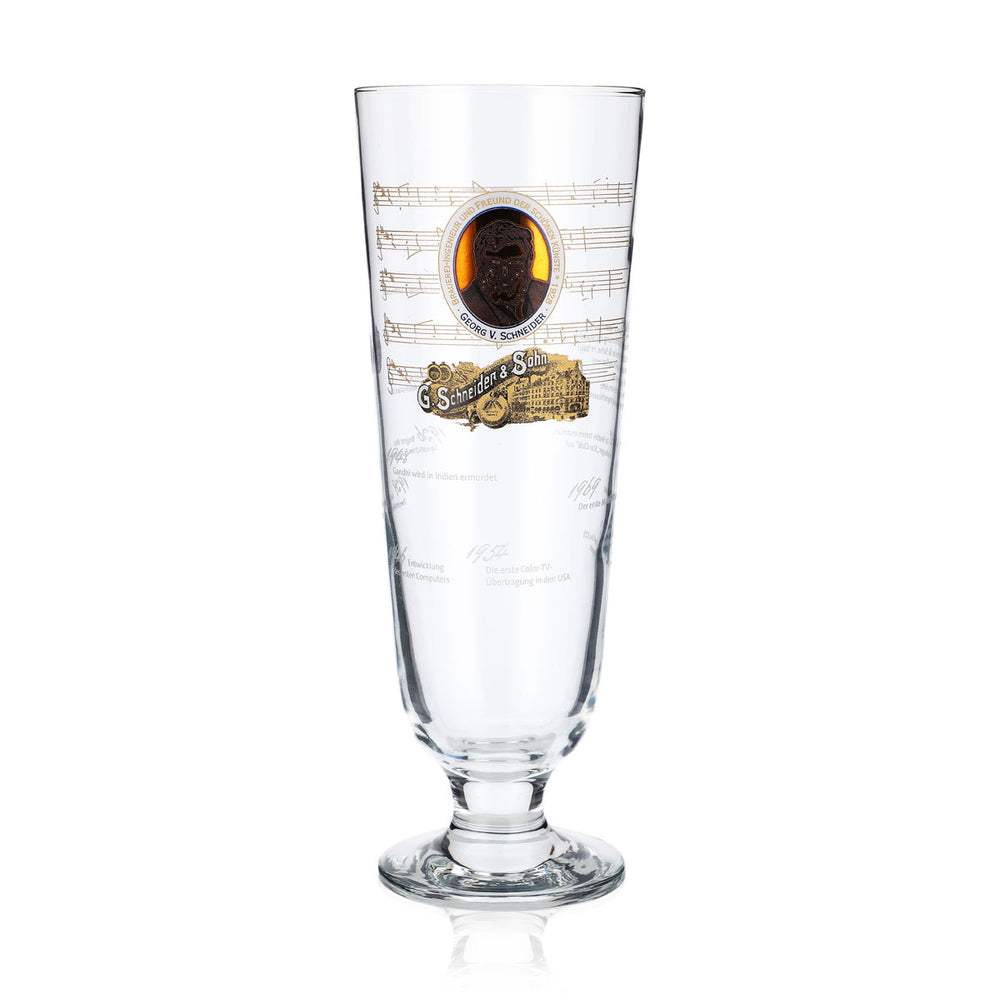 Szklanki do piwa Schneider Weisse 0,5 l, specjalna edycja Georg V Sahm