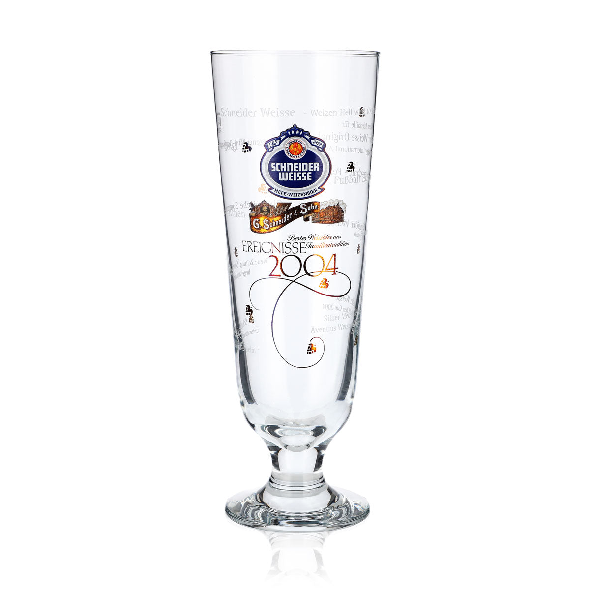 Szklanki do piwa Schneider Weisse 0,5 l Pokal Edycja specjalna Wydarzenia 2004