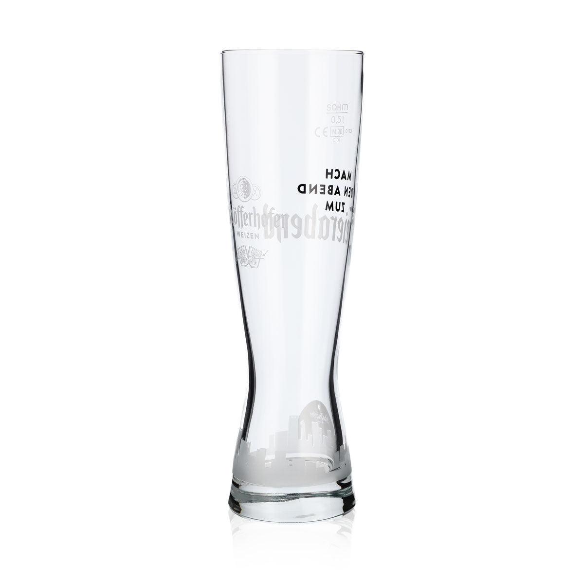 Szklanka do piwa Schöfferhofer 0,5 l Szklanka do piwa pszenicznego „Mach den Abend zum Feierabend” (Zakończ dzień pracą) – Widok 4