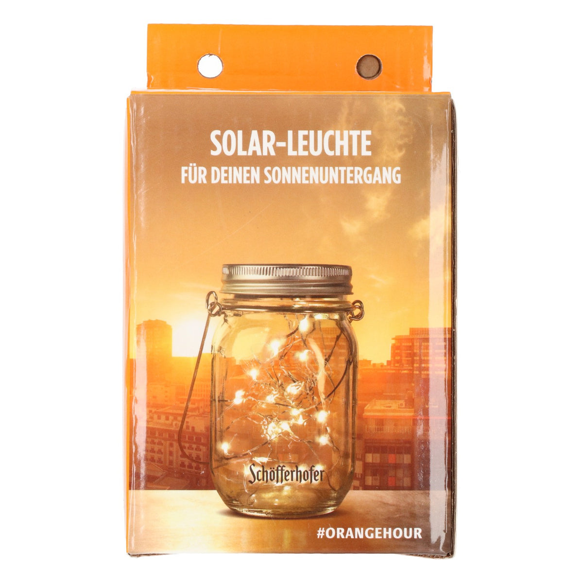 Schöfferhofer LED Solar Balkon Leuchte Lampka stołowa Lampka wisząca Słoik do wekowania – Widok 4