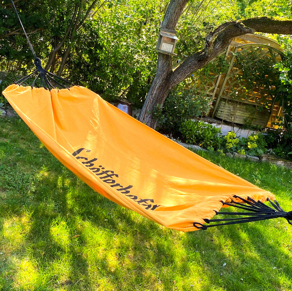 Schöfferhofer Weizenbier XXL Hamak outdoorowy z lnu „Single Natura”