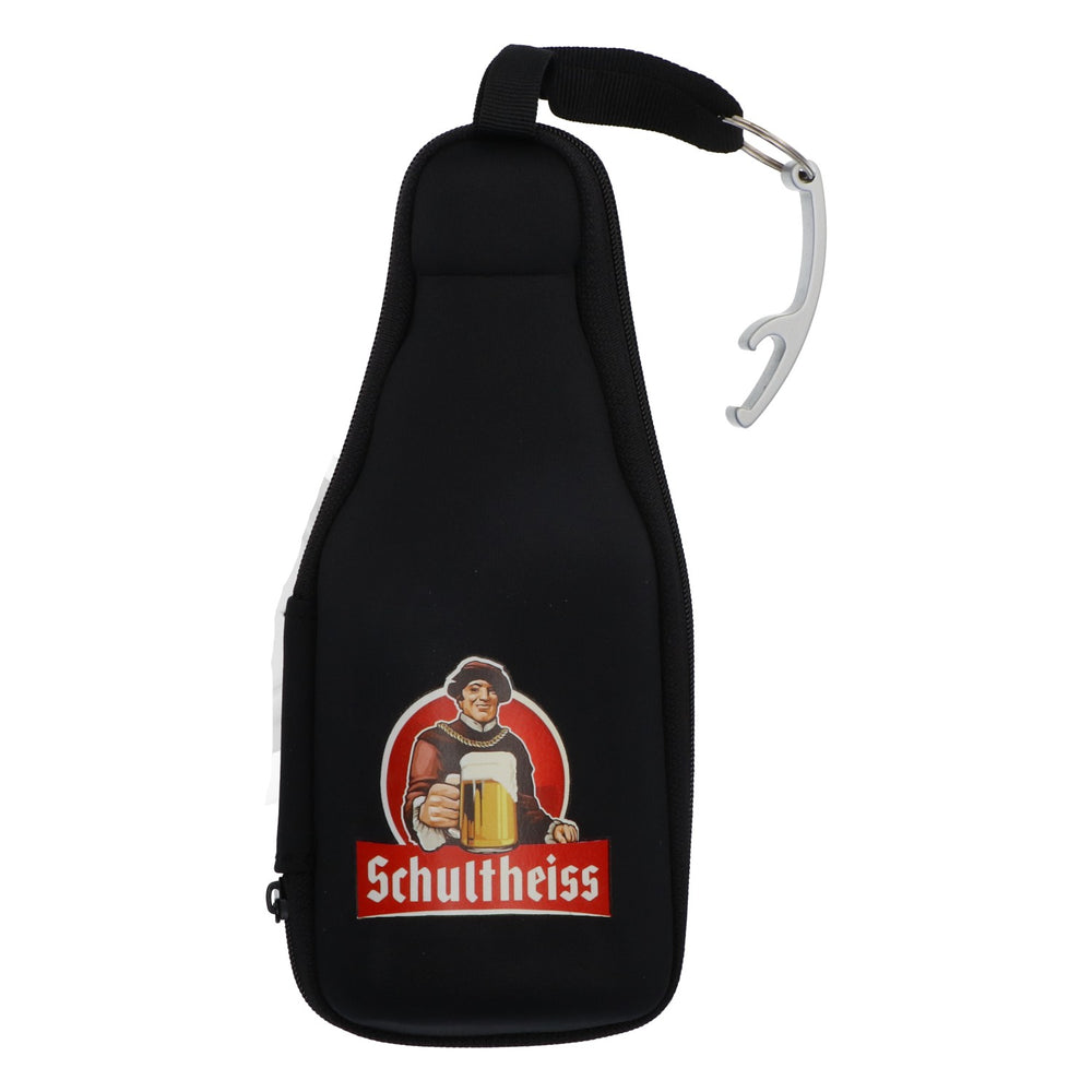Schultheiss Lager Beer Bottle Cooler 0,33 l Neopren z otwieraczem do butelek