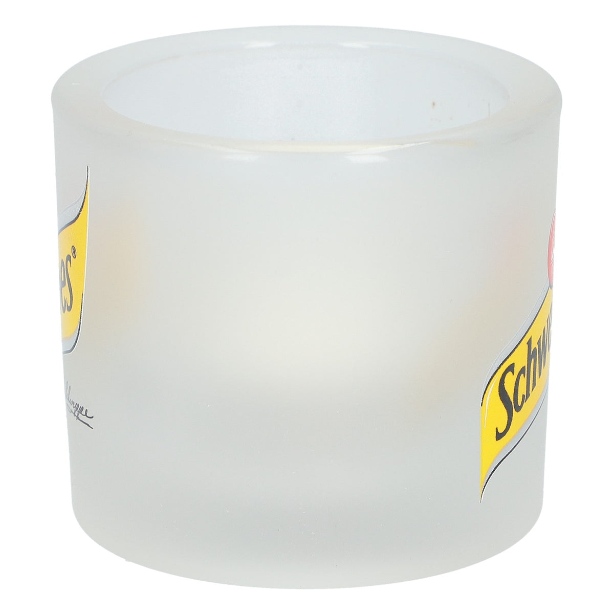 Schweppes lampion tea light szklany uchwyt dekoracja atmosfera salon – Widok 2