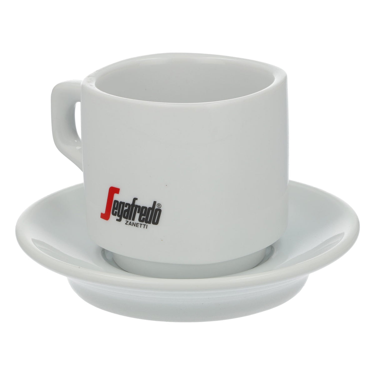 Kawa Segafredo Szklanka 0,24 l Filiżanka z spodkiem Biała porcelana – Widok 3