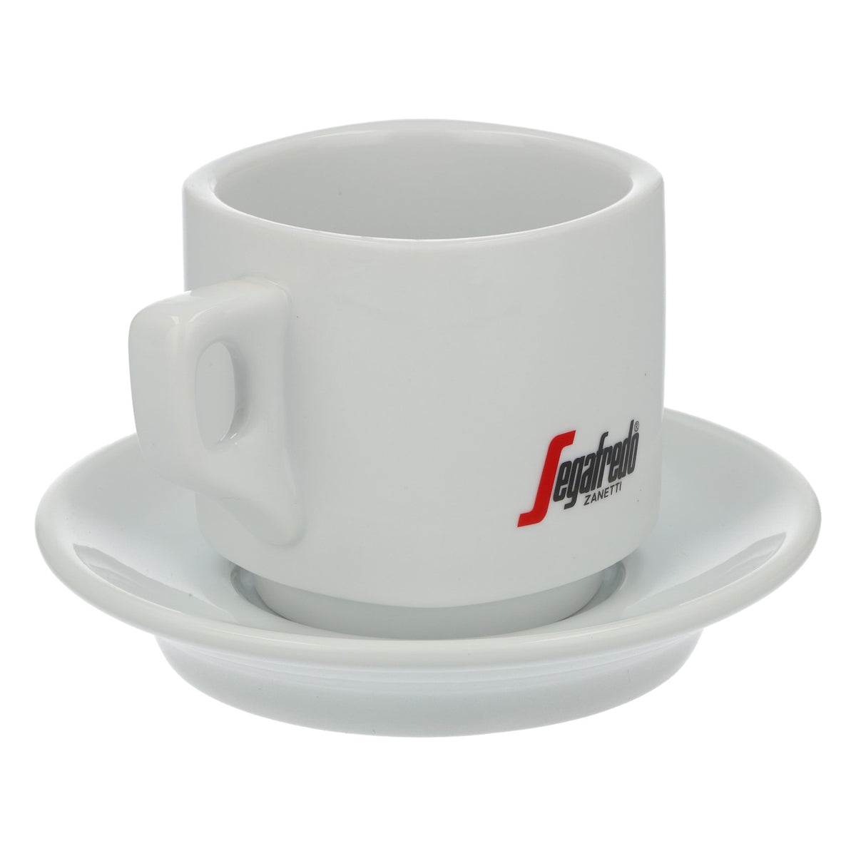 Kawa Segafredo Szklanka 0,24 l Filiżanka z spodkiem Biała porcelana – Widok 5