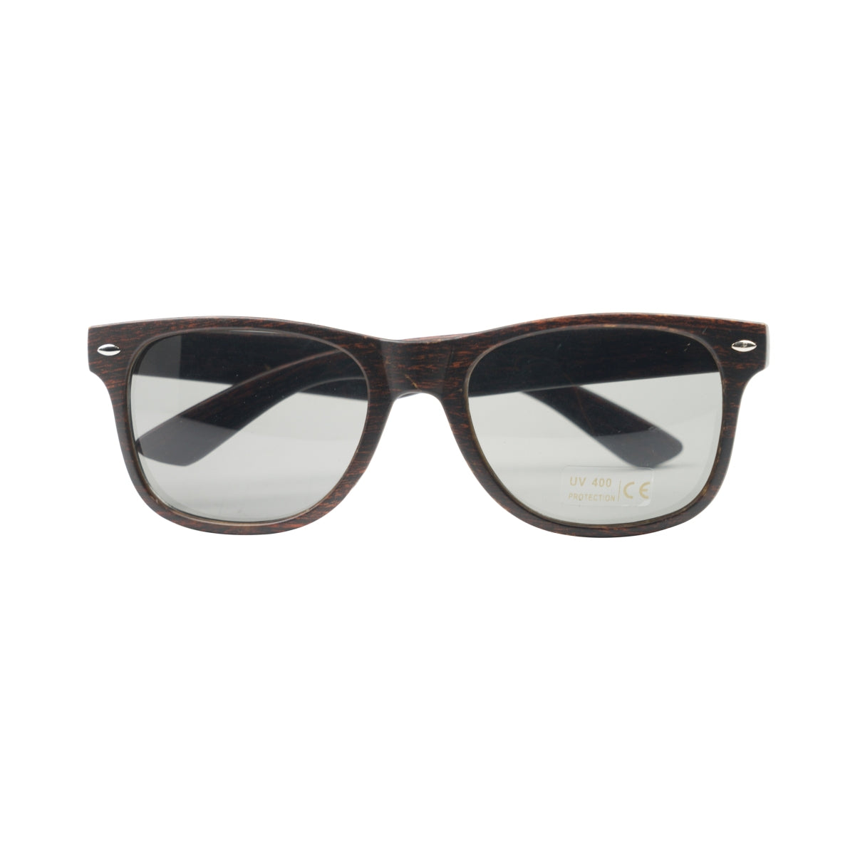 Okulary przeciwsłoneczne Sierra Cafe Tequilla Brown Wood Optic UV400 Nerd Glasses Summer Retro – Widok 3