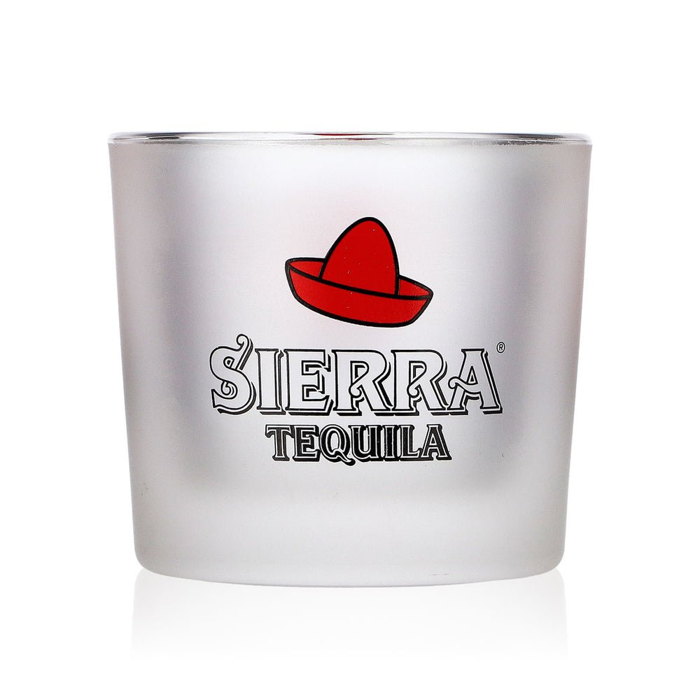 Sierra Tequila – szklany świecznik na tequilę, satynowane szkło, lampion