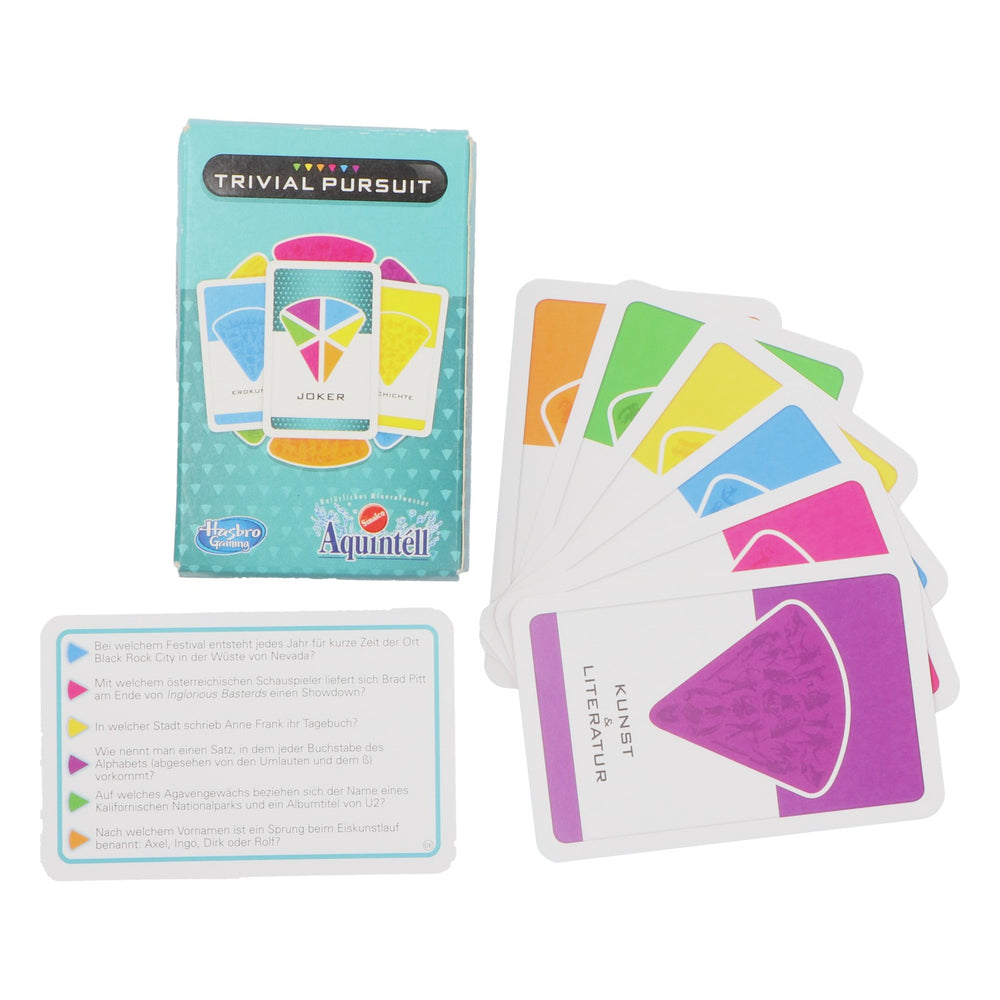 Sinalco Aquintell Trivial Pursuit Gra karciana Gra towarzyska Hasbro Gaming