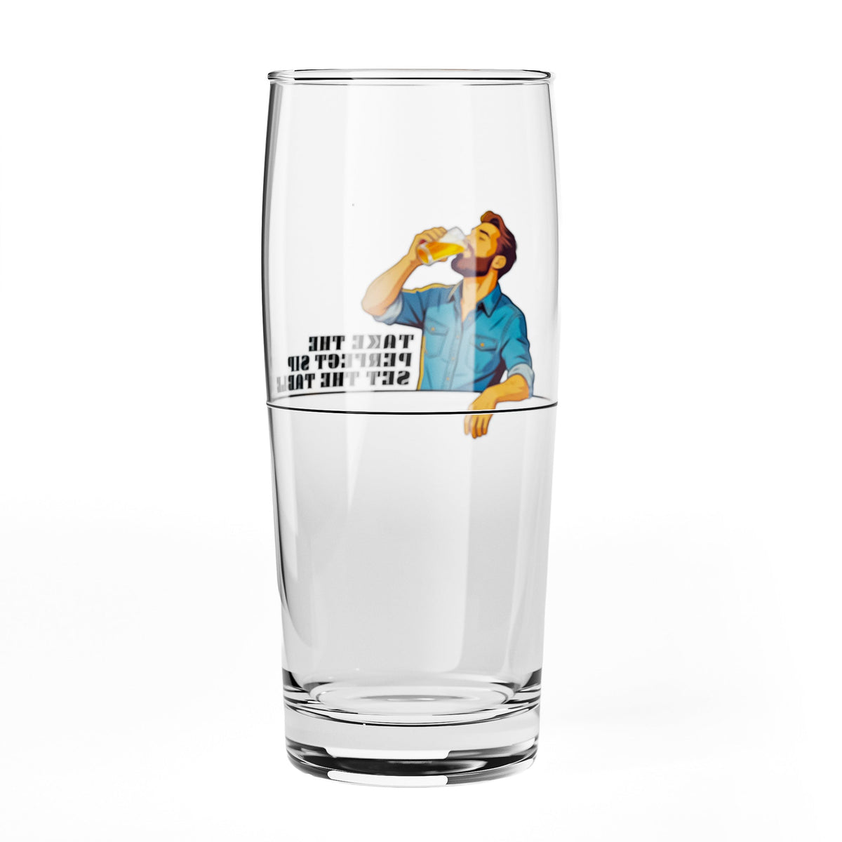 Zestaw 4 szklanek do piwa Sipply SETTING THE TABLE Take the Perfect SIP 0,5 l – Widok 7