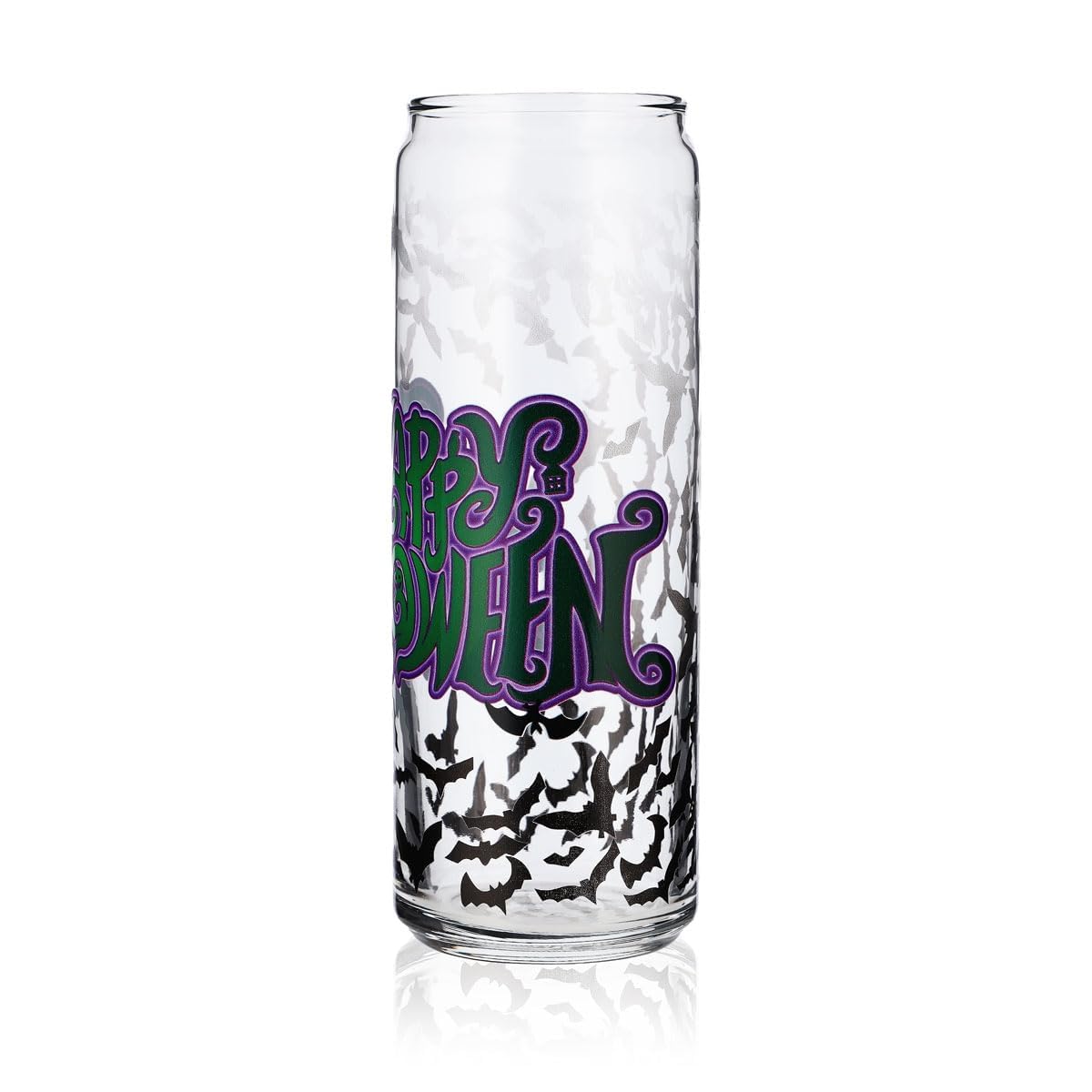 Sipply Szklanka z motywem Halloween Nietoperze jako nadruk UV Can Glass 370ml – Widok 4
