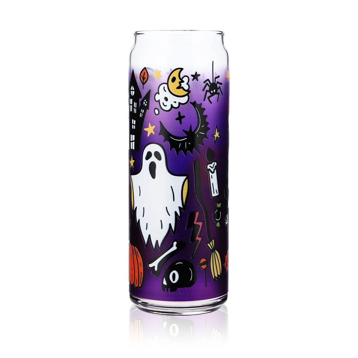 6x szklanka Sipply Can Glass z motywem Halloween Spooky jako nadruk UV 370ml – Widok 4