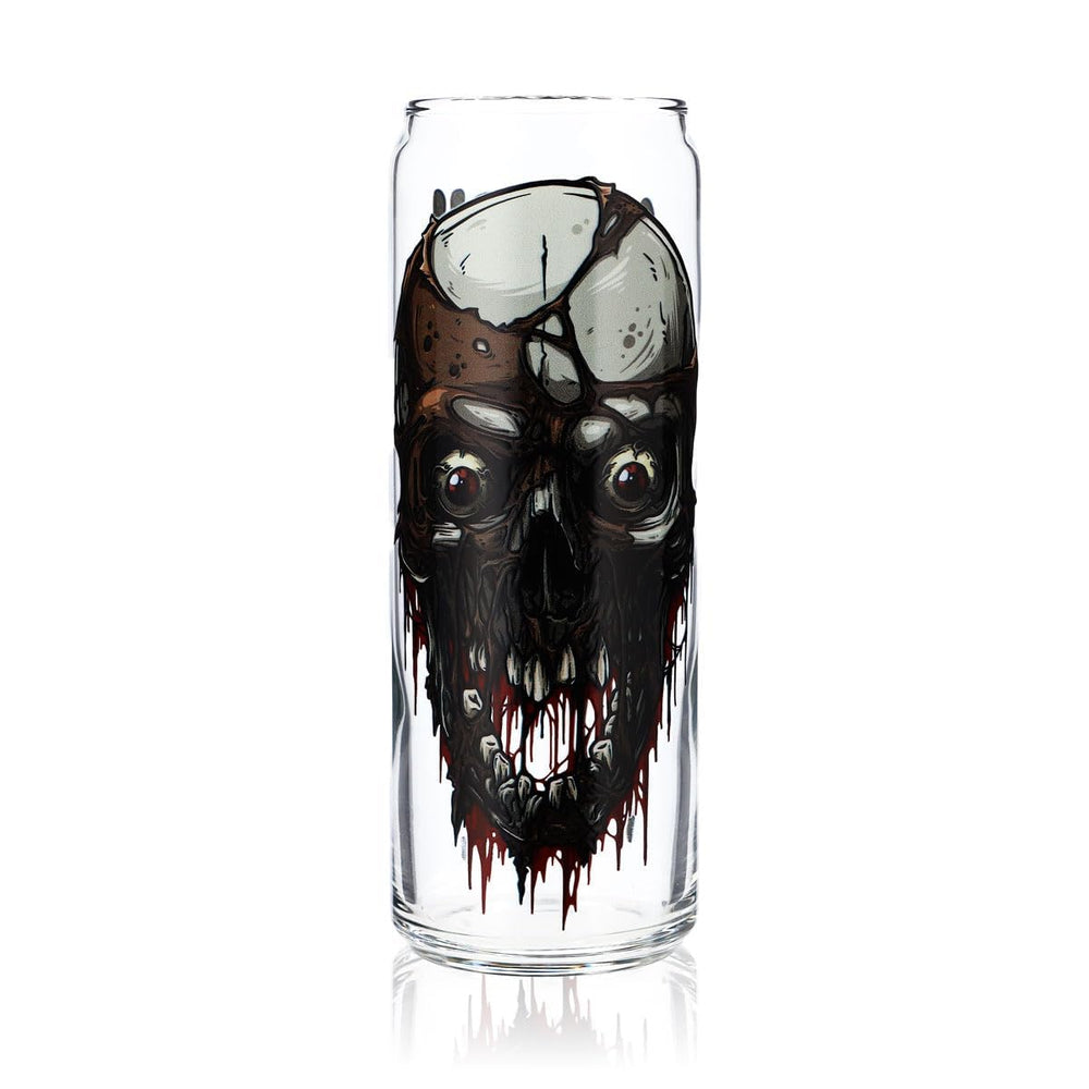 Sipply Szklanka z motywem Halloween Czaszka XL jako nadruk UV Can Glass 370ml