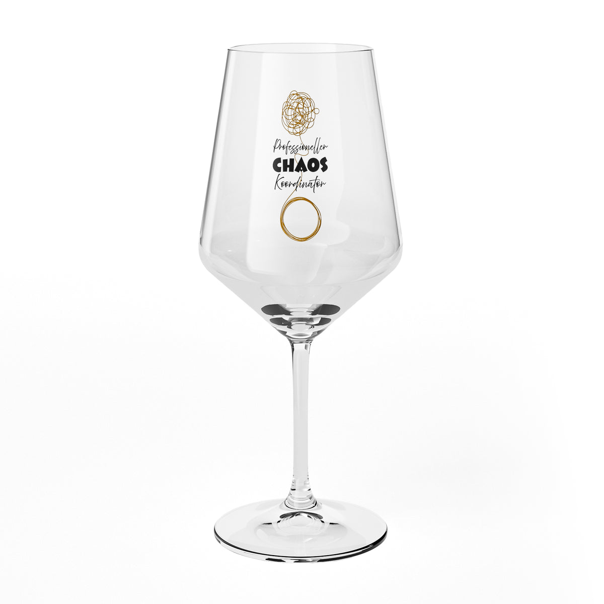 Kieliszek do wina Sipply z napisem „Chaos Koordinator”, 0,5 l – Widok 2