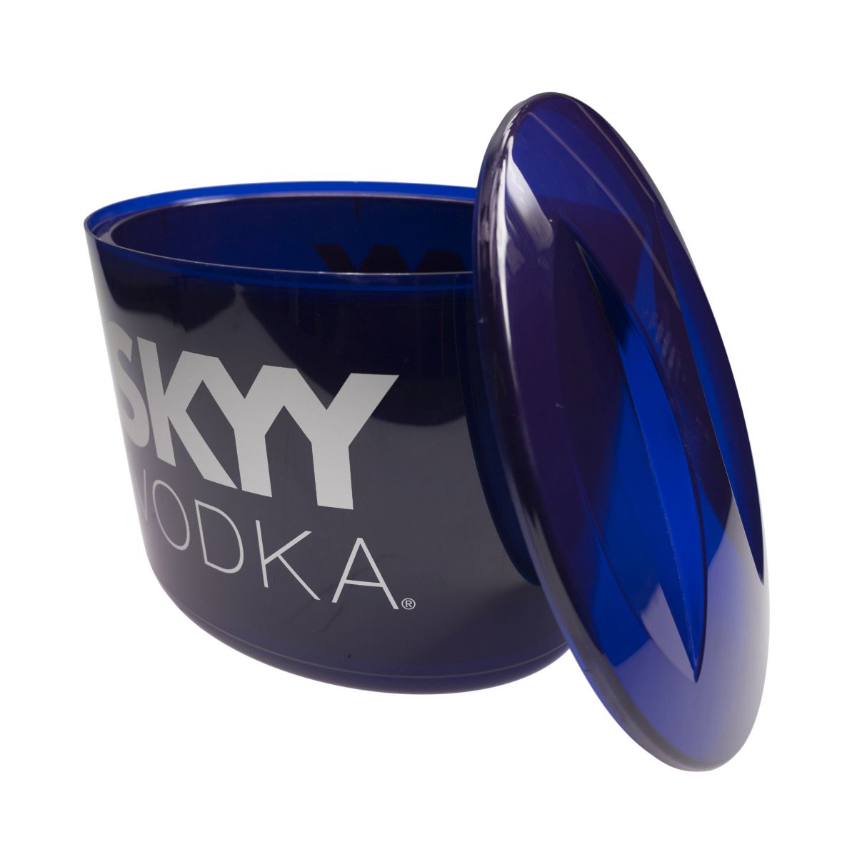 Skyy Vodka Eisbox 10 l chłodziarka do butelek z pokrywką chłodziarka do napojów pojemnik na kostki lodu – Widok 3