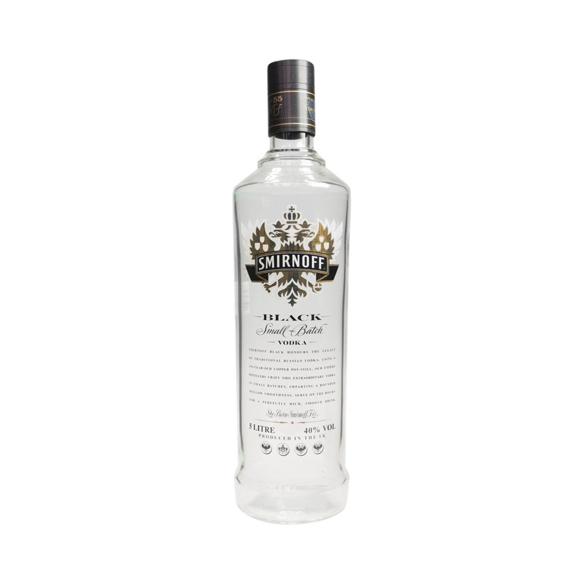 Smirnoff decoration show bottle 5l EMPTY plastikowa atrapa butelki XXL 5l Magnum