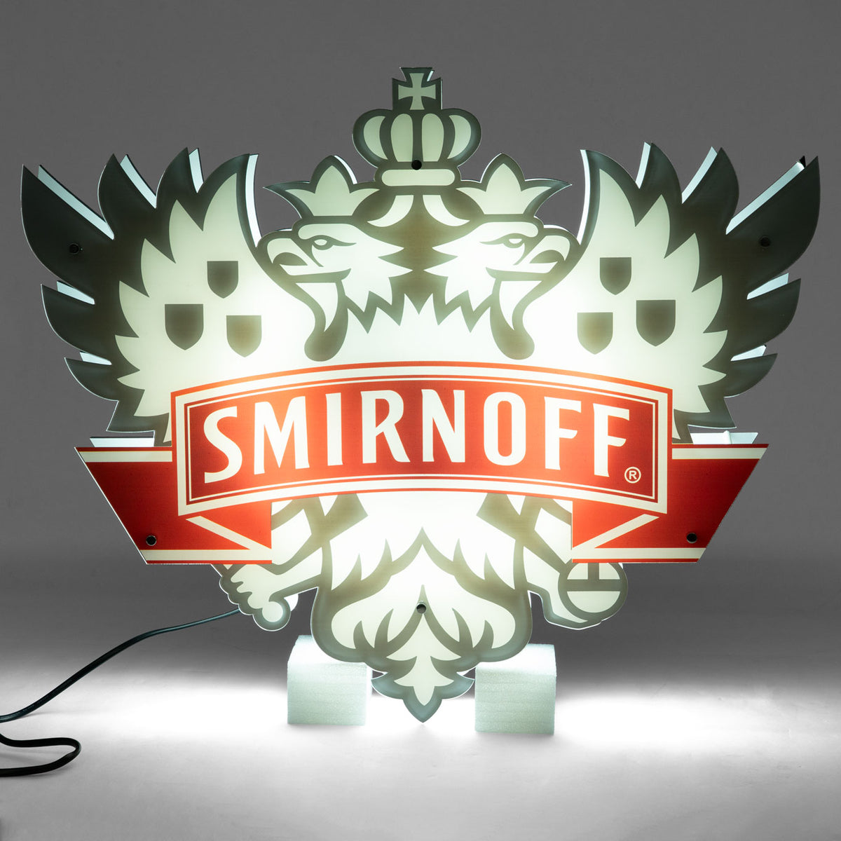Smirnoff Neon LED Tabliczka ścienna Wallsign Neonowy znak reklamowy Dekoracja barowa