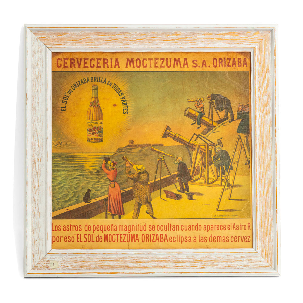 Sol Bier Obraz w drewnianej ramie Dekoracja ścienna „Platforma widokowa” 50 x 50 cm