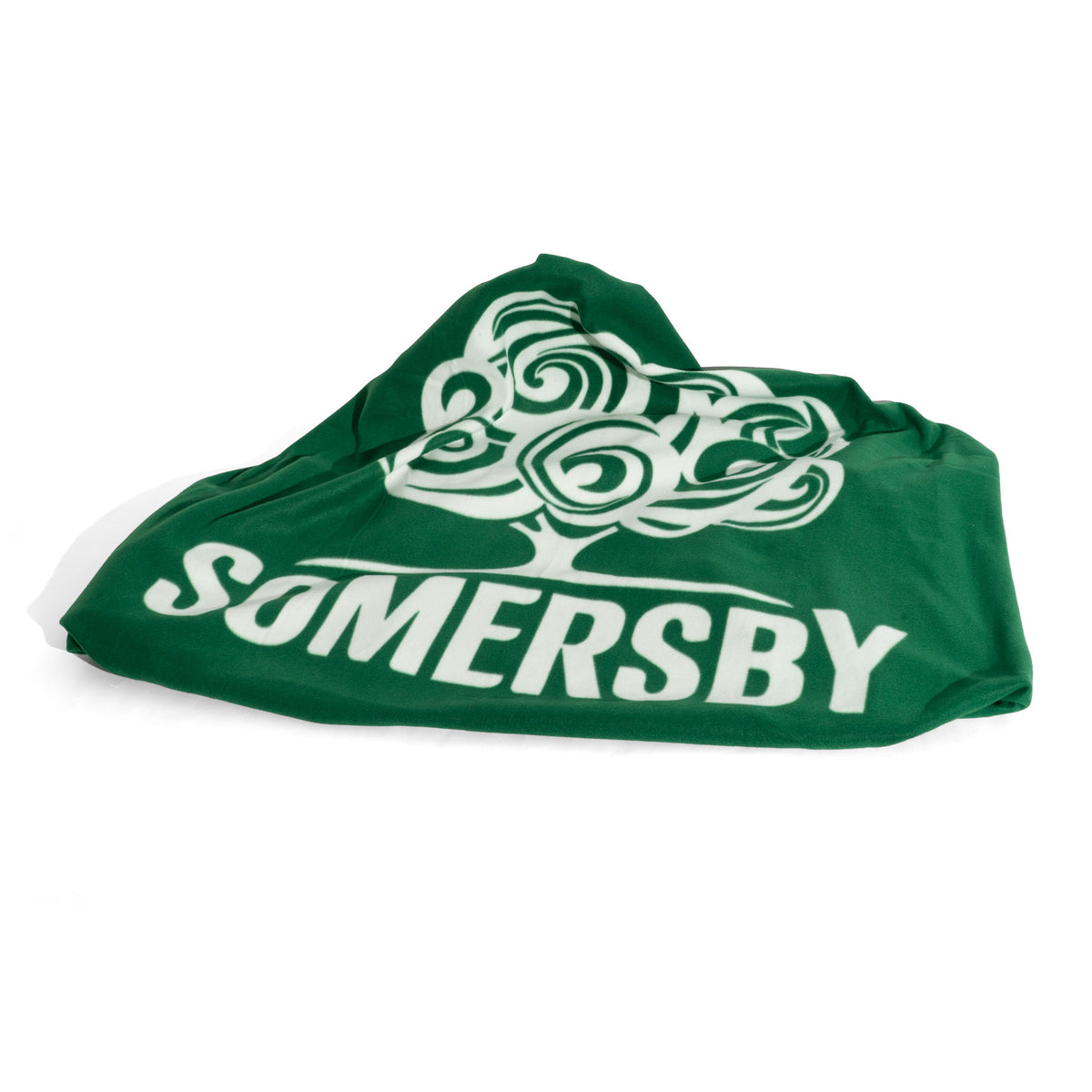 Somersby Cider Koc polarowy Koc przytulny Koc tarasowy 165x150 cm Zielony