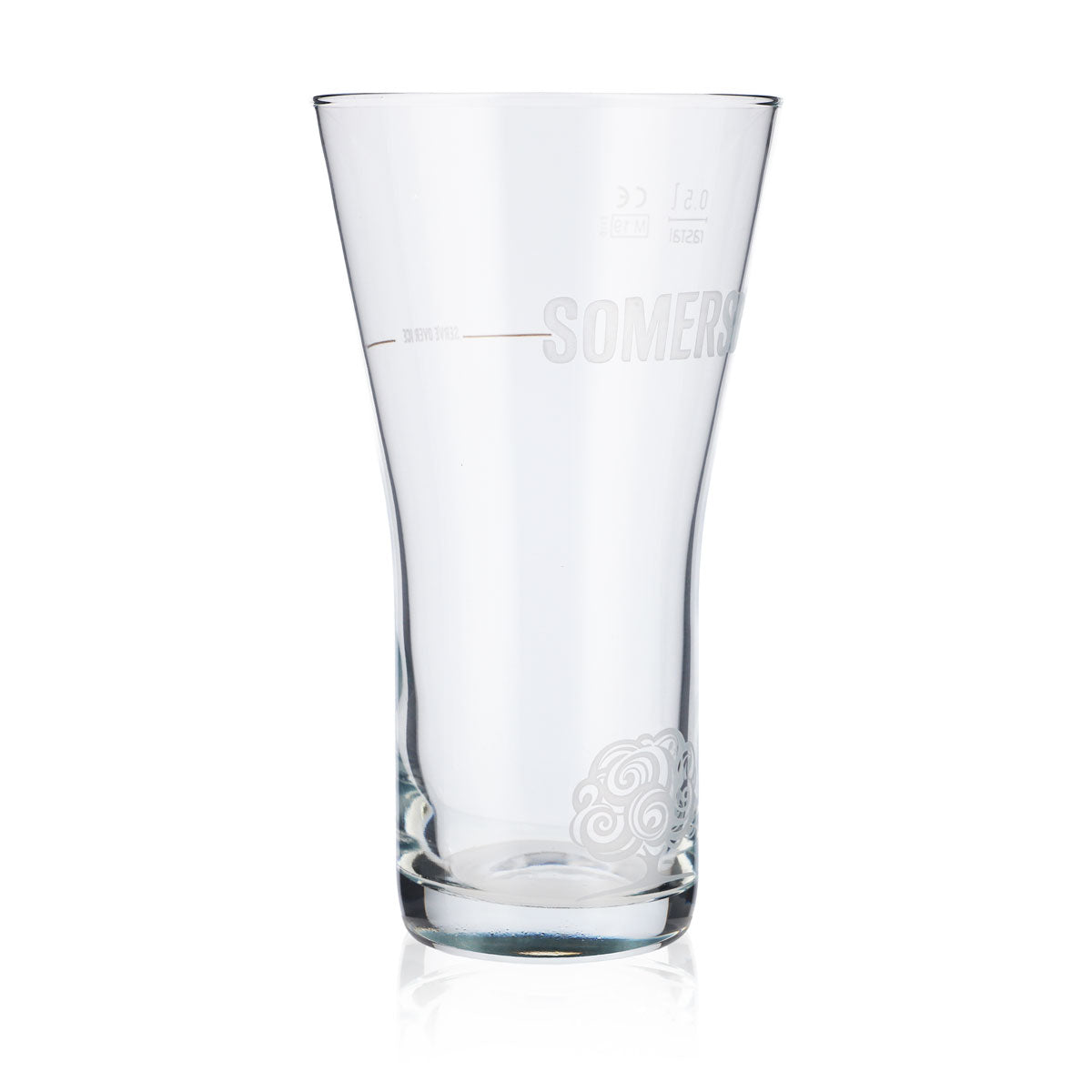 Szklanka do cydru Somersby 0,5 l Kubek Szklanki do cydru Logo Satynowane – Widok 2